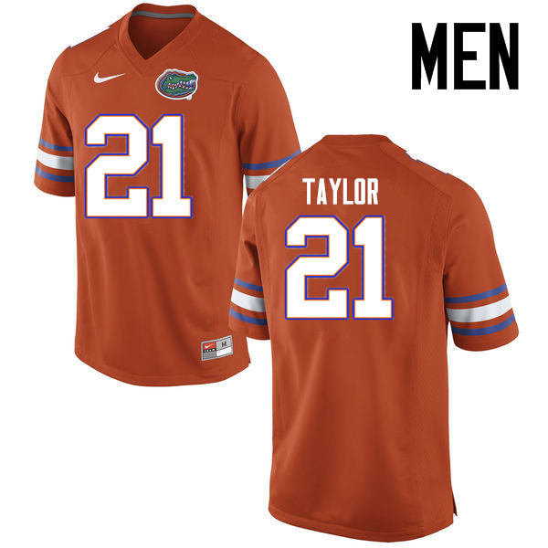 Men Florida Gators #21 Fred Taylor College Football Jerseys Sale-Orange - Click Image to Close